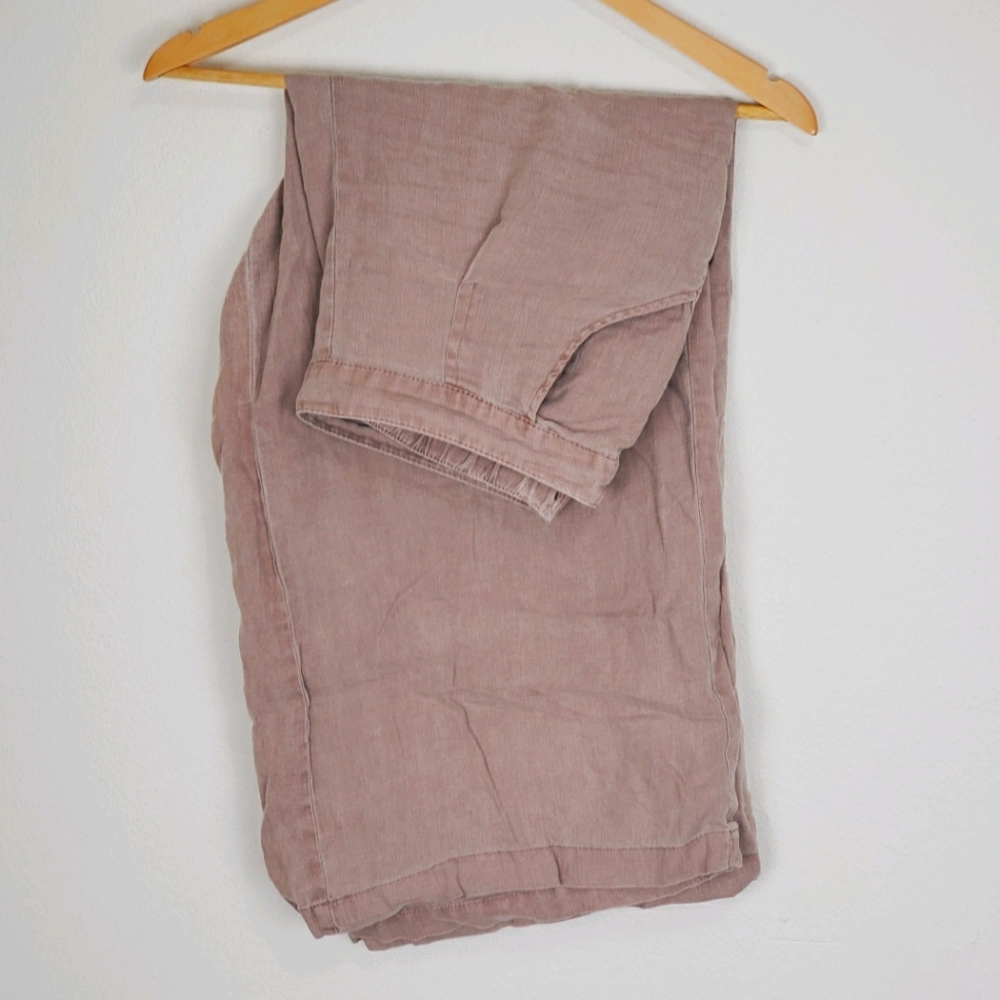 Linen Culotte Pants